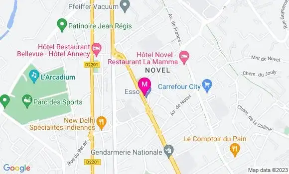 Localisation Esso