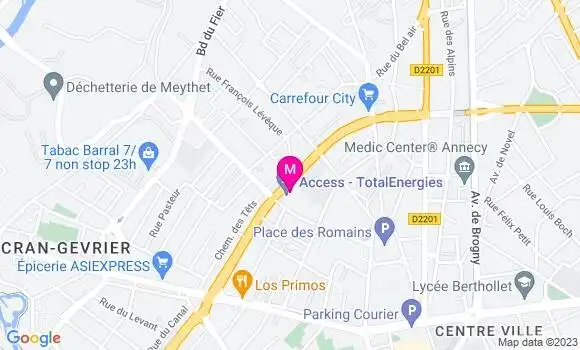 Localisation TotalEnergies