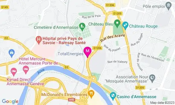 Localisation TotalEnergies