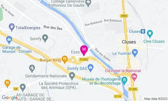 Localisation Esso