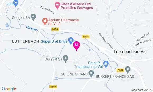 Localisation Super U
