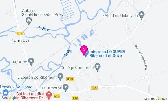 Localisation Intermarché Station