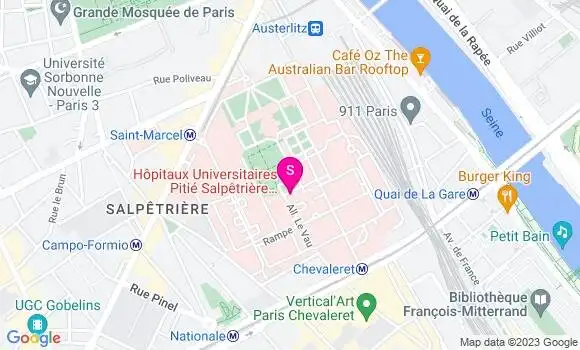 Localisation Relais Paris Hopital
