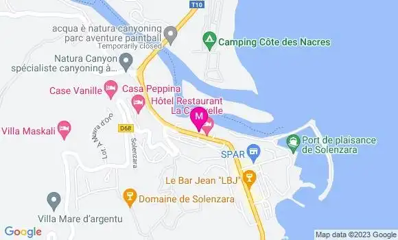 Localisation Le Relais de la Côte des Nacres
