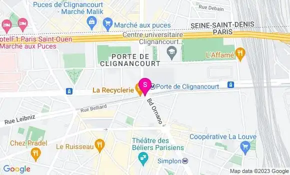 Localisation Relais Paris Clignancourt