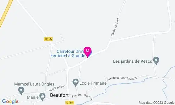 Localisation Carrefour Market