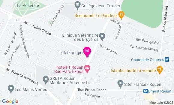 Localisation TotalEnergies
