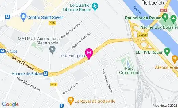 Localisation TotalEnergies