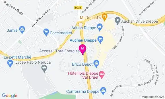 Localisation Access TotalEnergies