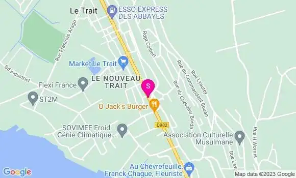 Localisation Esso Express