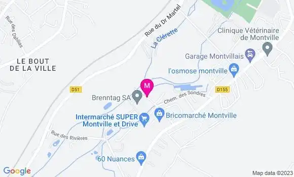 Localisation Intermarché Station