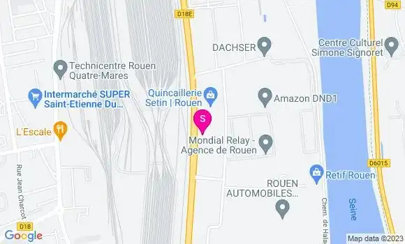 Localisation Esso Express