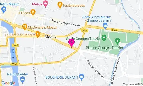 Localisation Esso Express