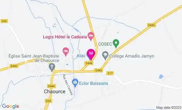 Localisation Station Atac