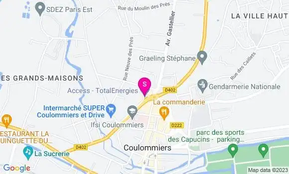 Localisation Relais Coulommiers