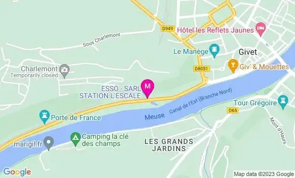 Localisation Station de l