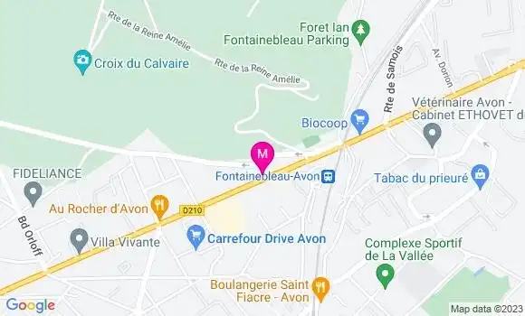 Localisation Esso Express
