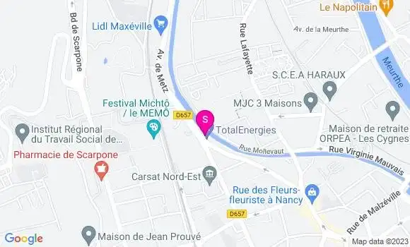 Localisation TotalEnergies
