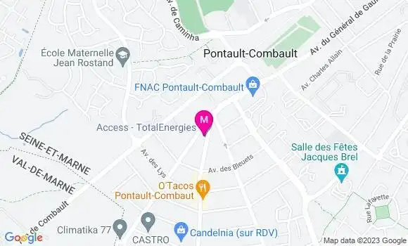 Localisation Access TotalEnergies