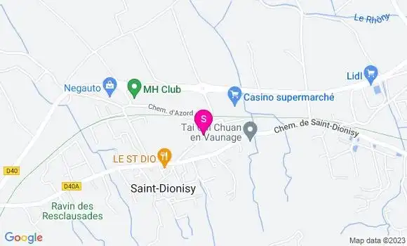 Localisation Géant Casino