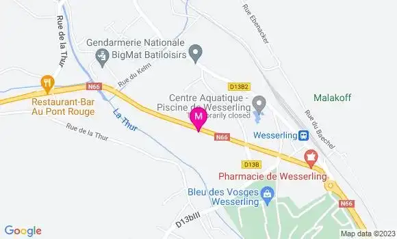 Localisation Relais de la Thur