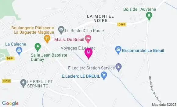 Localisation Station Leclerc