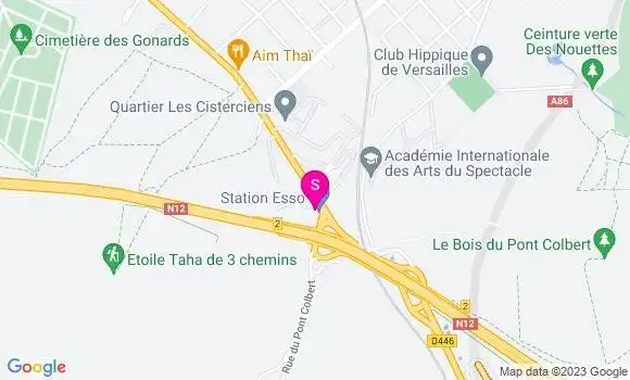 Localisation Station Esso