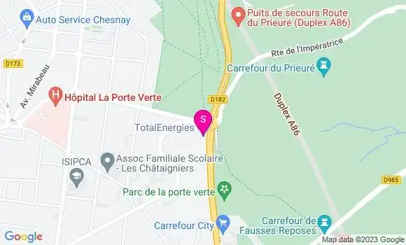 Localisation Relais de la Porte Verte