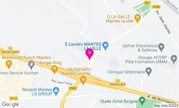 Localisation Relais la Ville Jolie