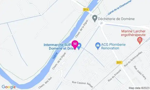 Localisation Intermarché