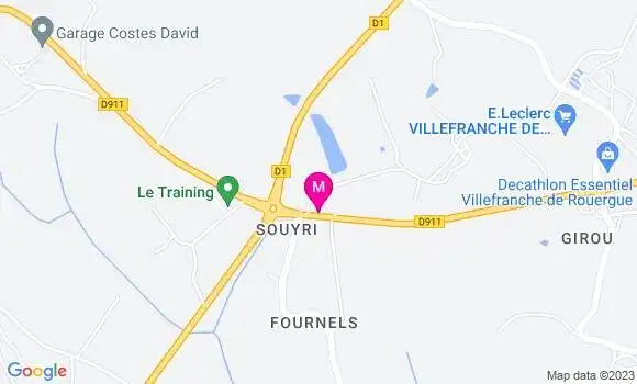 Localisation Station du Rouergue