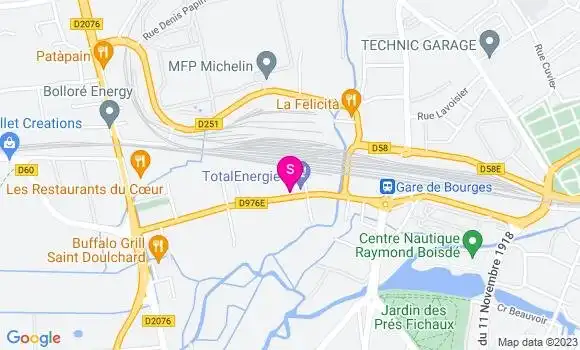Localisation TotalEnergies