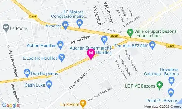 Localisation Esso Express