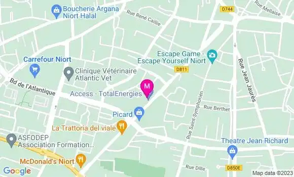 Localisation Relais de la Sèvre