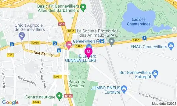 Localisation Station Leclerc