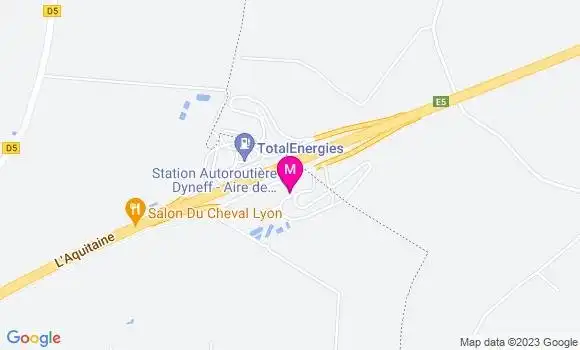 Localisation Station Autoroutière Rompetrol
