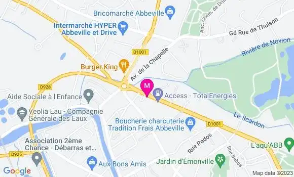 Localisation Esso Express