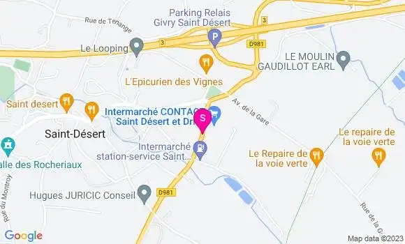 Localisation Intermarché Station