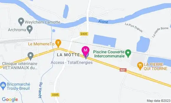 Localisation TotalEnergies