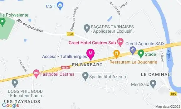Localisation Access TotalEnergies