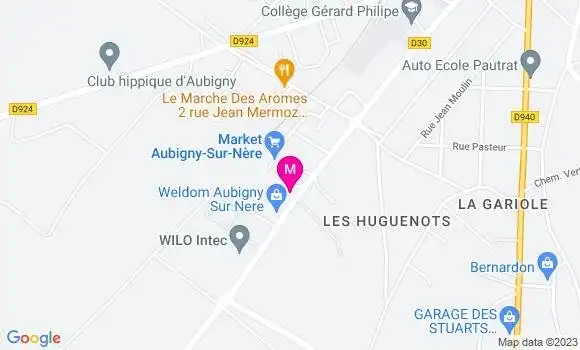 Localisation Carrefour Market