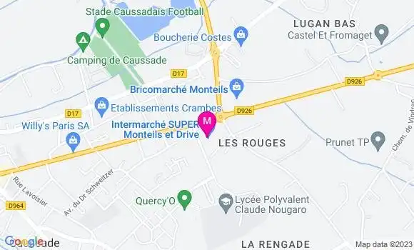 Localisation Intermarché Station