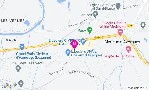 Localisation Station Leclerc