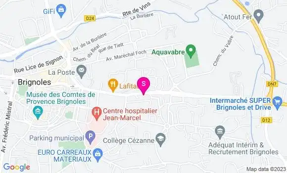 Localisation Esso Express
