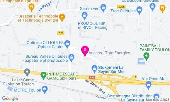 Localisation Relais Piedardan
