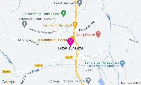 Localisation Station Carrefour