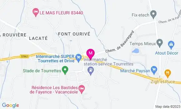 Localisation Intermarché Station