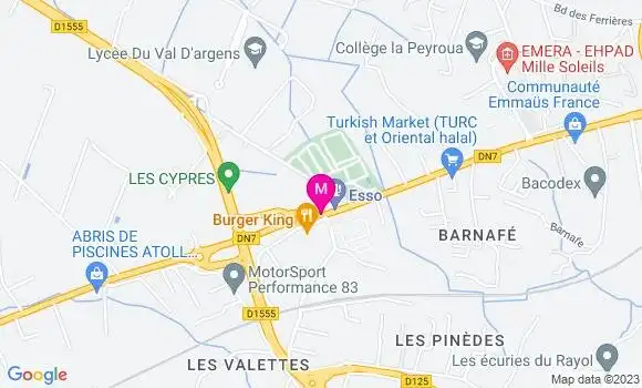 Localisation Esso
