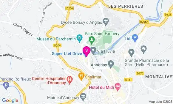 Localisation Super U