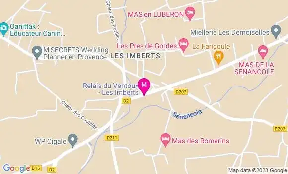 Localisation Le Relais du Ventaux